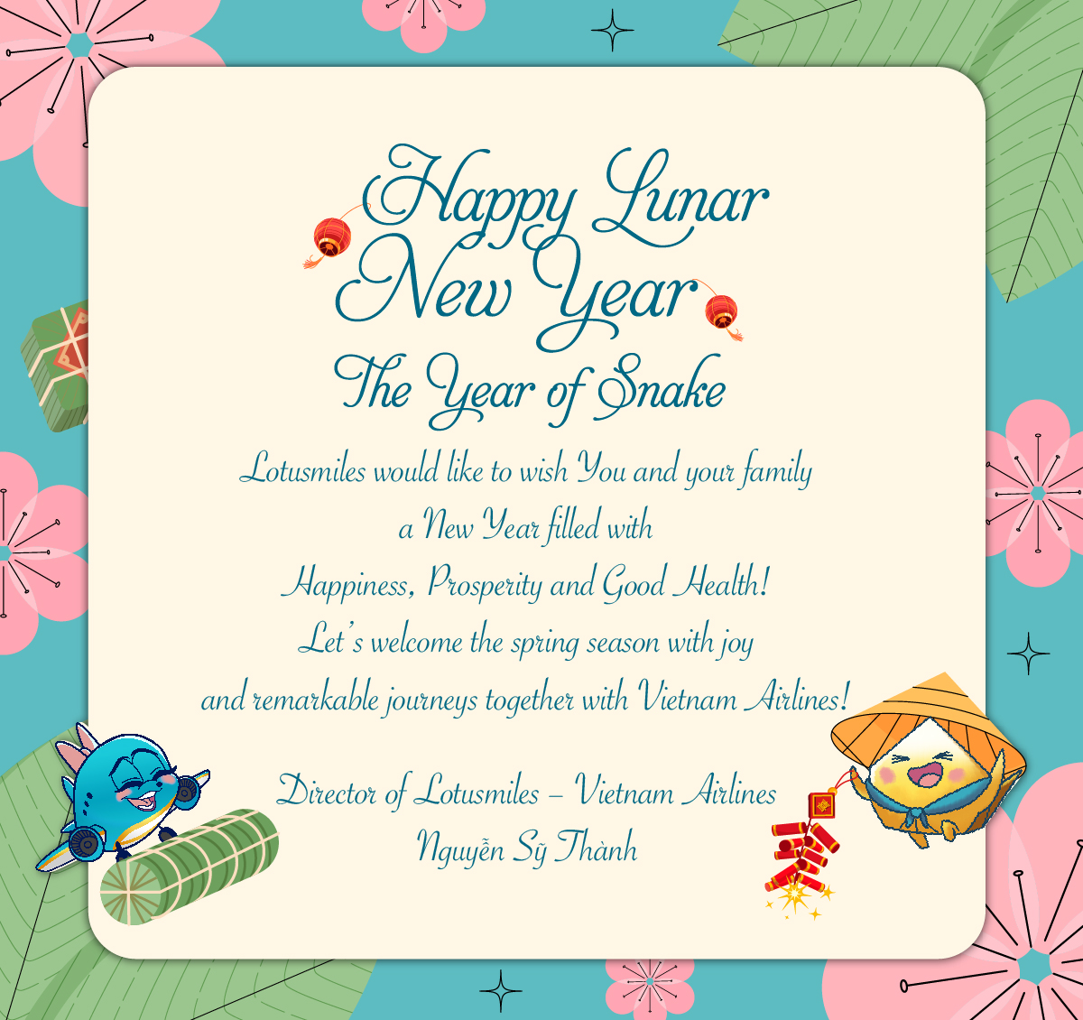 Happy Lunar New Year 2025 Vietnam Airlines